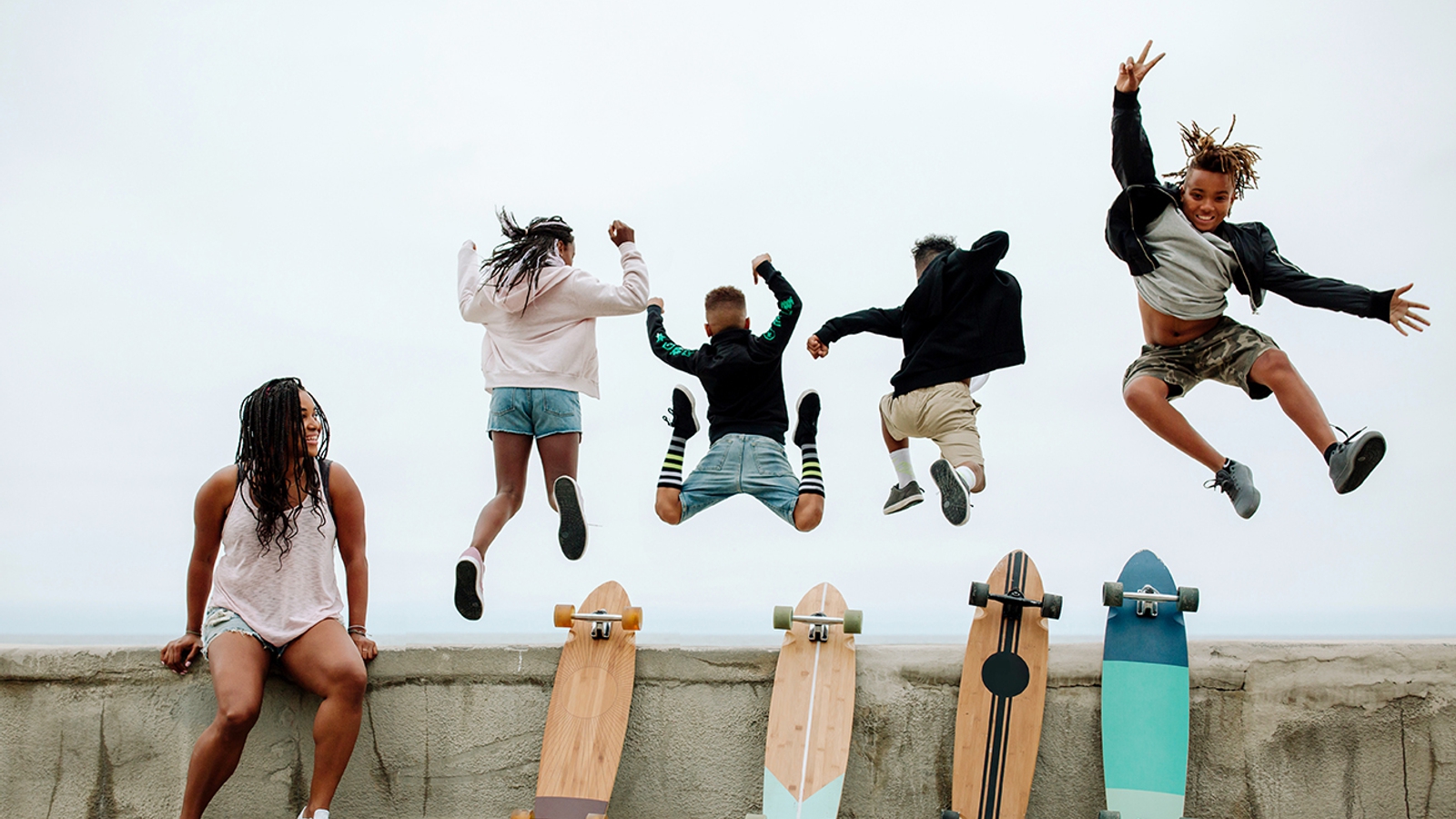 Kids with Skateboards