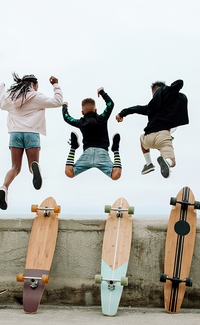 Kids with Skateboards