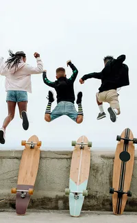 Kids with Skateboards