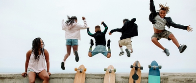 Kids with Skateboards