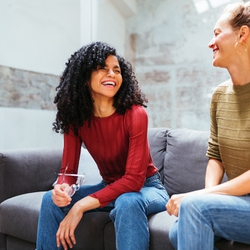 Two Women Laughing