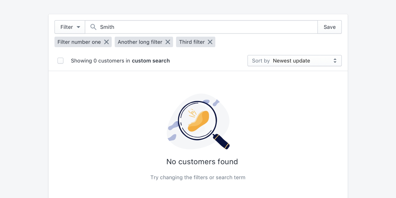 Club illustrations empty state