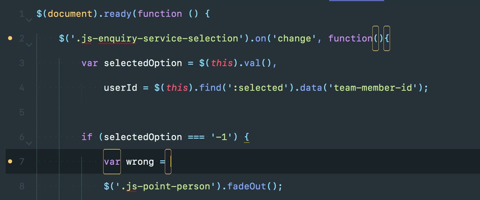 Club sublime linter example