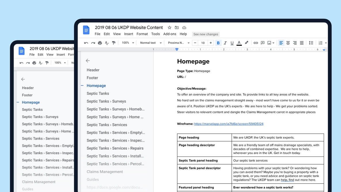 Ukdp content planner