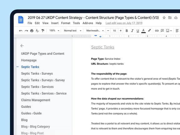 Ukdp content strategy